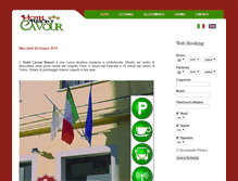 Tablet Screenshot of hotelcavourresort.com